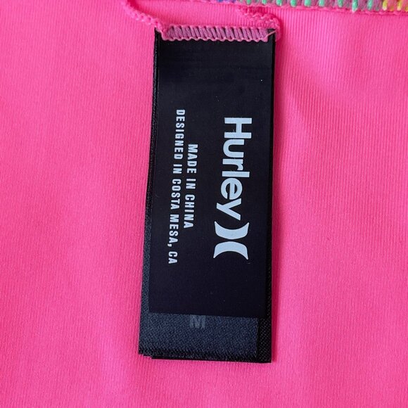 NEW Hurley Womens Medium Soft Waves Moderate Coverage Bikini Bottom Swimsuit - Picture 3 of 6